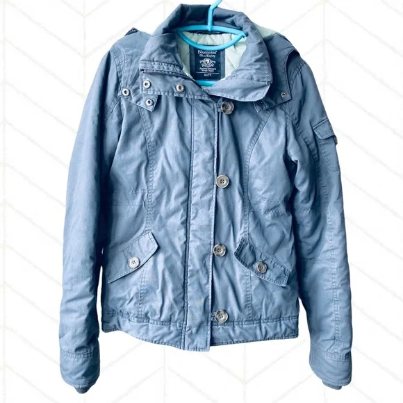 Soft Blue Spring/Autumn Jacket Small Fit - Picture 5 of 17